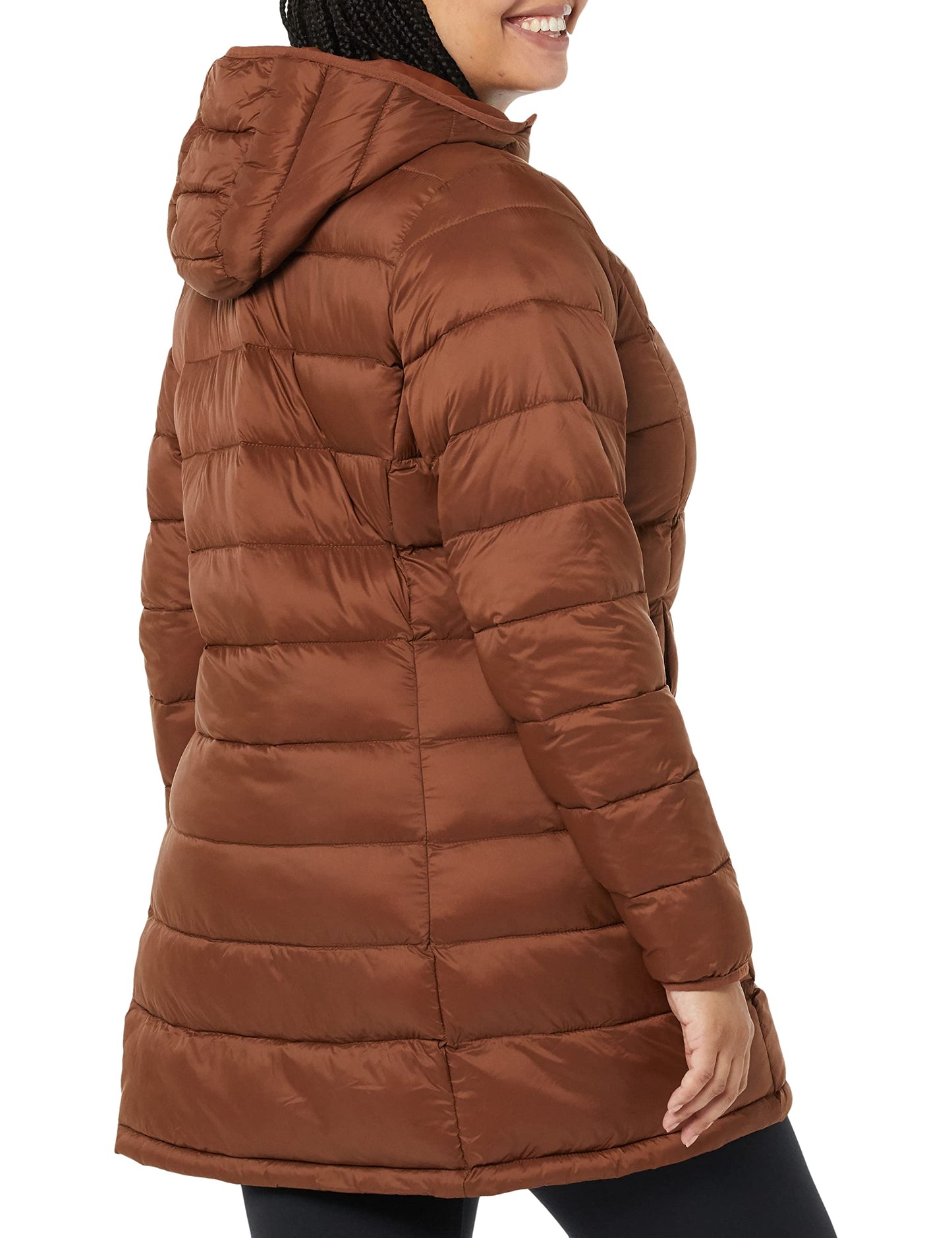 Amazon Essentials Women's Lightweight Water-Resistant Hooded Puffer Coat (Available in Plus Size)