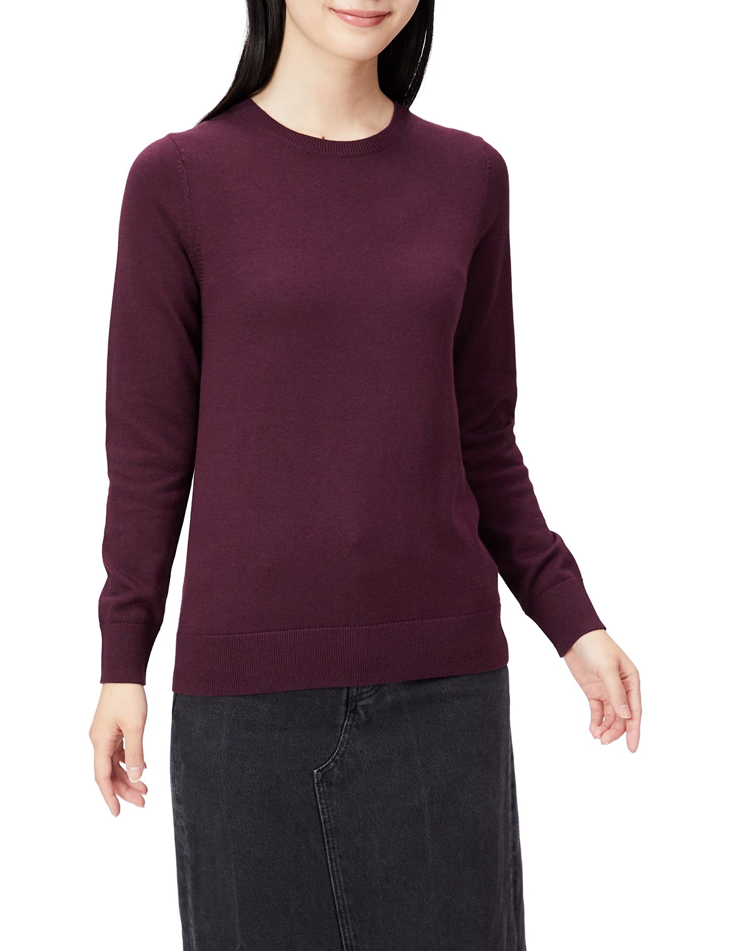 Amazon Essentials Women's Long-Sleeve Lightweight Crewneck Sweater (Available in Plus Size)