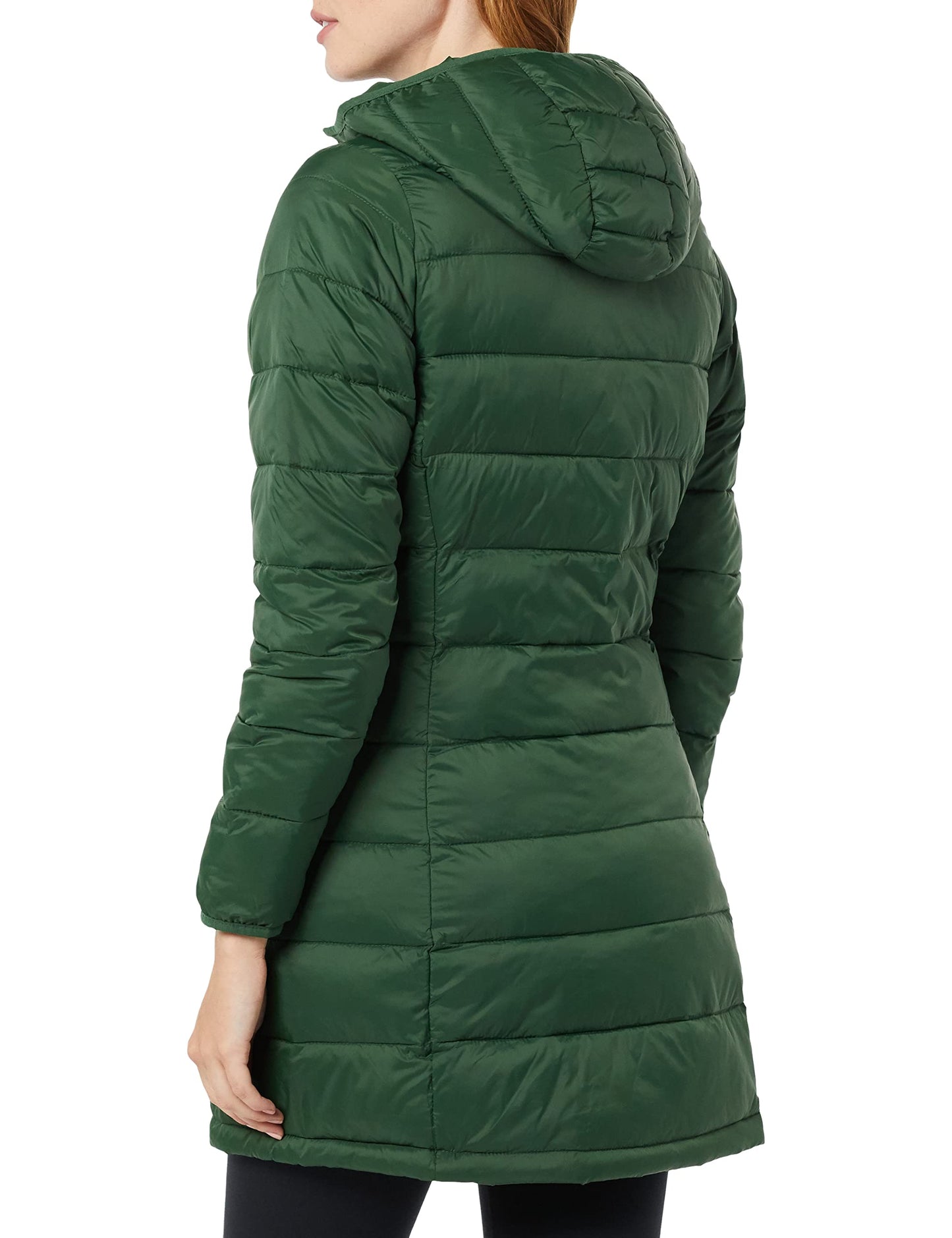 Amazon Essentials Women's Lightweight Water-Resistant Hooded Puffer Coat (Available in Plus Size)