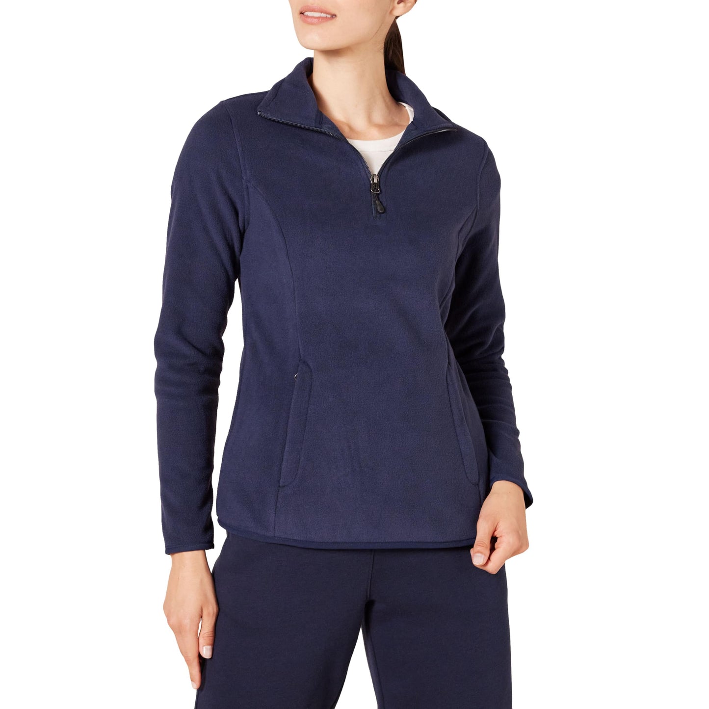 Amazon Essentials Women's Classic-Fit Long-Sleeve Quarter-Zip Polar Fleece Pullover Jacket - Discontinued Colors