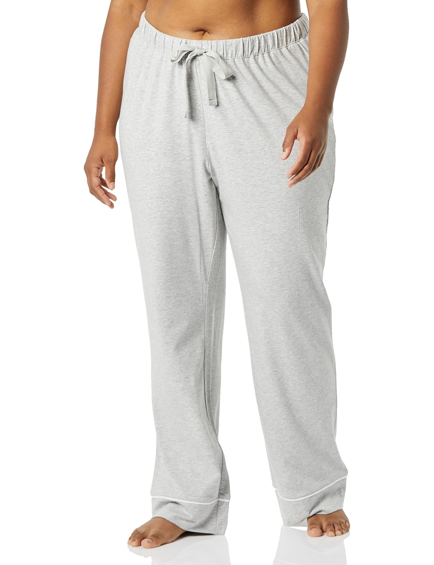 Amazon Essentials Women's Cotton Modal Long-Sleeve Shirt and Full-Length Bottom Pajama Set