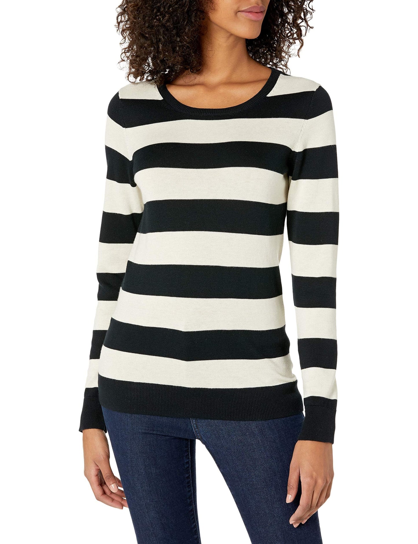 Amazon Essentials Women's Long-Sleeve Lightweight Crewneck Sweater (Available in Plus Size)