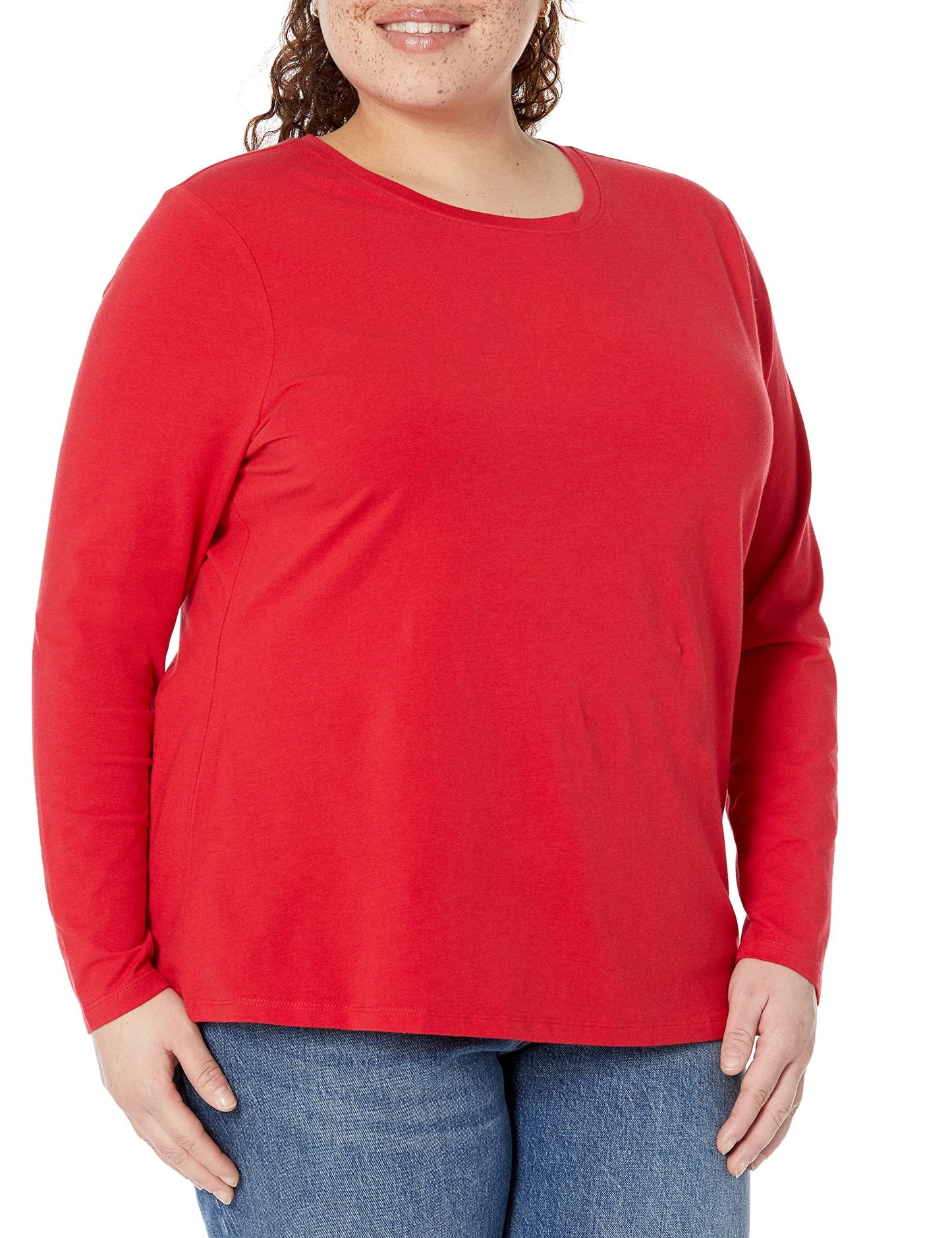 Amazon Essentials Women's Classic-Fit Long-Sleeve Crewneck T-Shirt (Available in Plus Size)