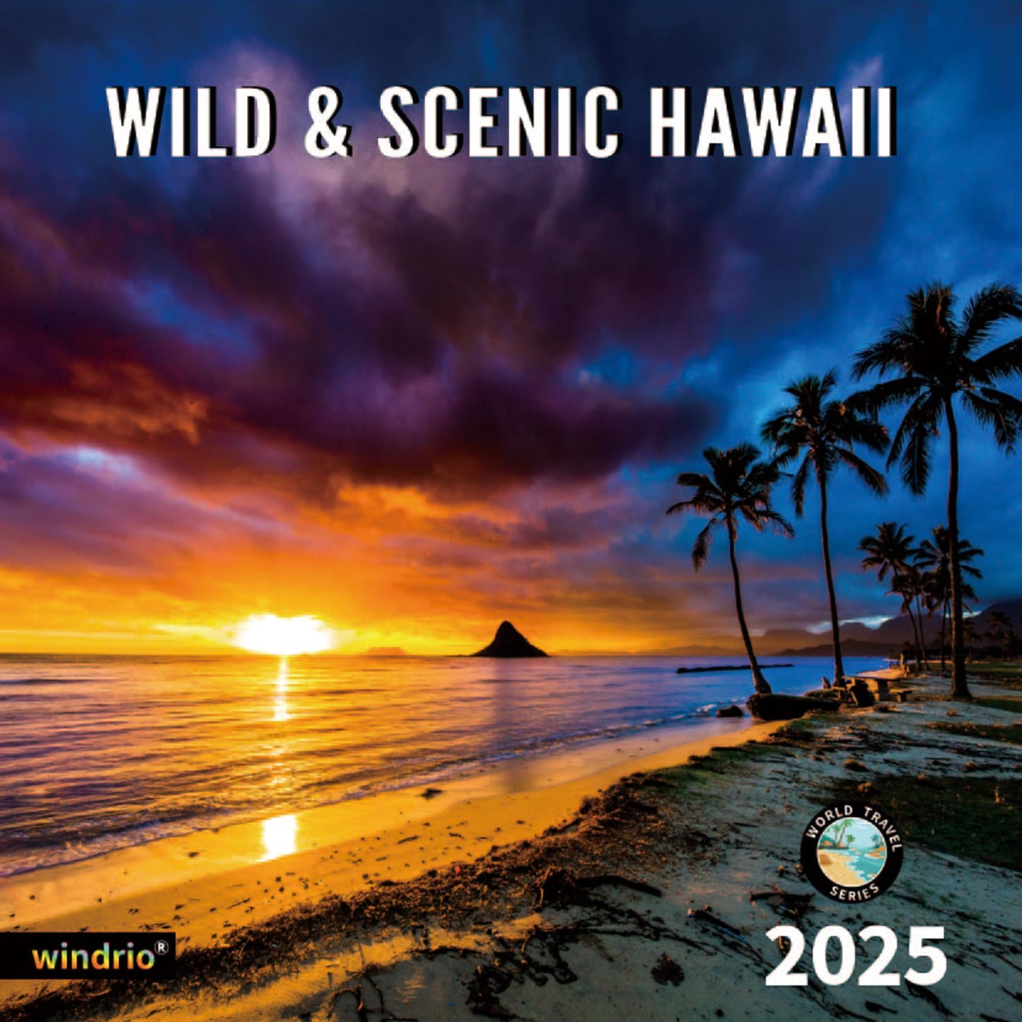 2025 Wall Calendar,Calendar 2025, November 2024 - December 2025, Wall Calendar BEACHES, 12" x 24" Opened,Full Page Months Thick & Sturdy Paper for Calendar Organizing & Planning