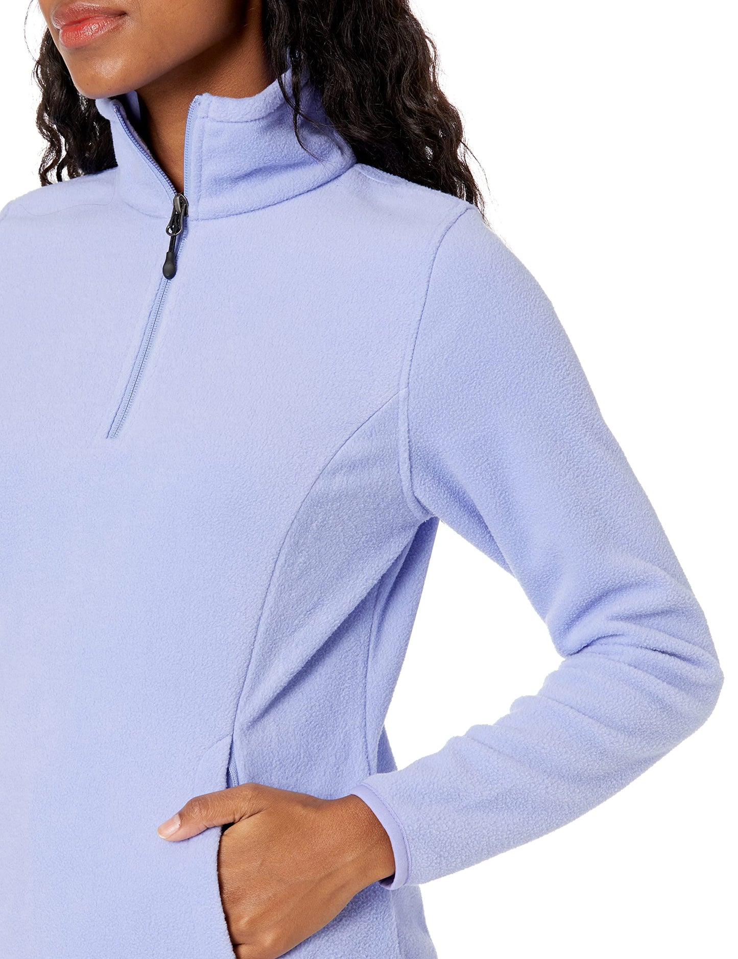 Amazon Essentials Women's Classic-Fit Long-Sleeve Quarter-Zip Polar Fleece Pullover Jacket - Discontinued Colors