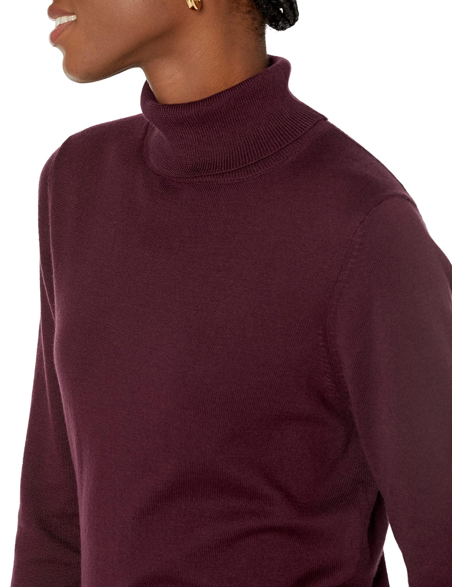 Amazon Essentials Women's Classic-Fit Lightweight Long-Sleeve Turtleneck Sweater (Available in Plus Size)