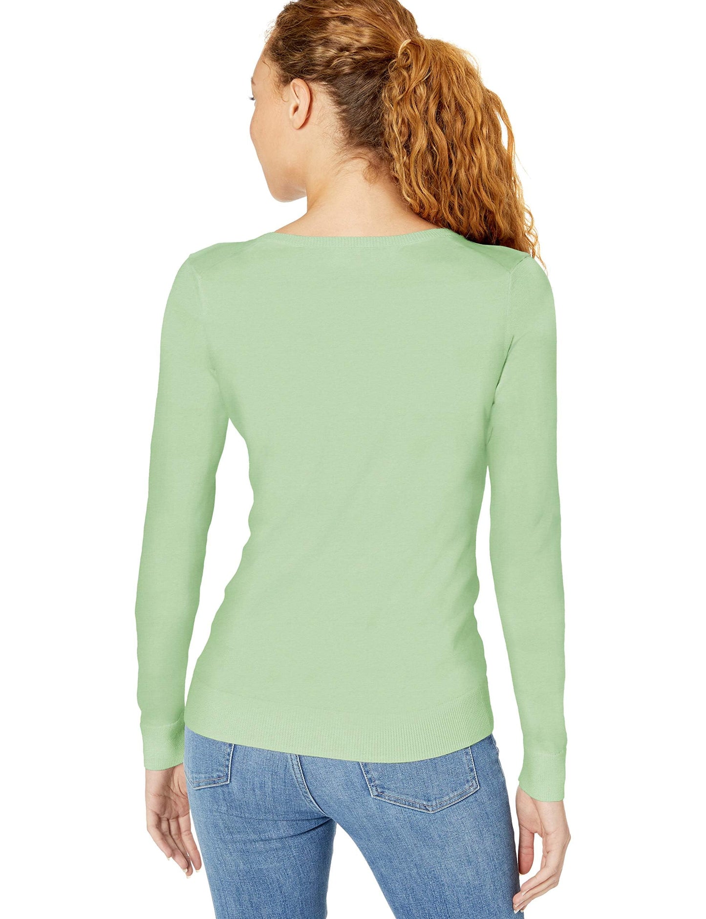 Amazon Essentials Women's Long-Sleeve Lightweight Crewneck Sweater (Available in Plus Size)