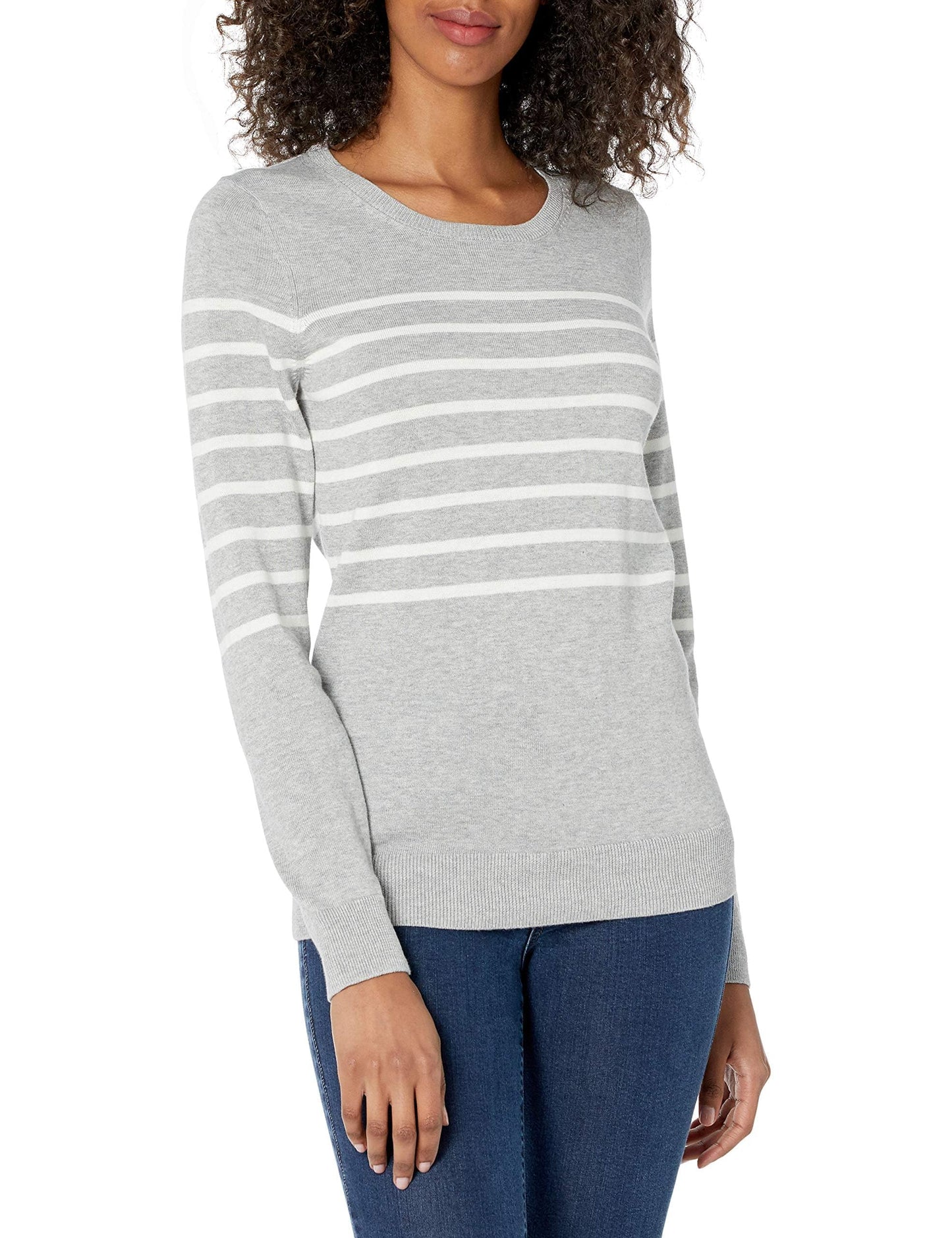 Amazon Essentials Women's Long-Sleeve Lightweight Crewneck Sweater (Available in Plus Size)