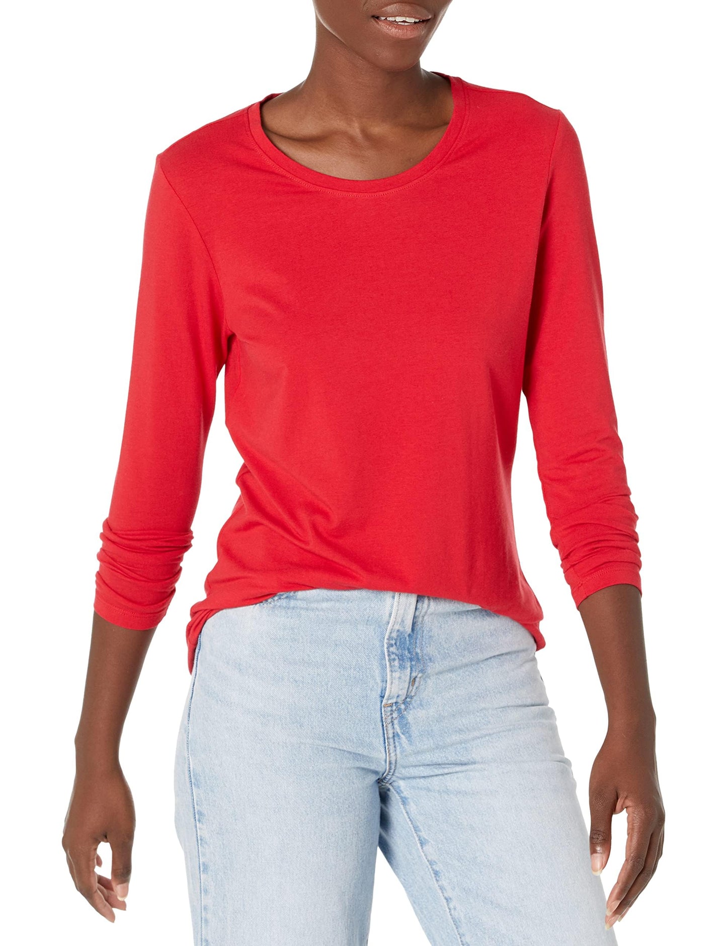 Amazon Essentials Women's Classic-Fit Long-Sleeve Crewneck T-Shirt (Available in Plus Size)