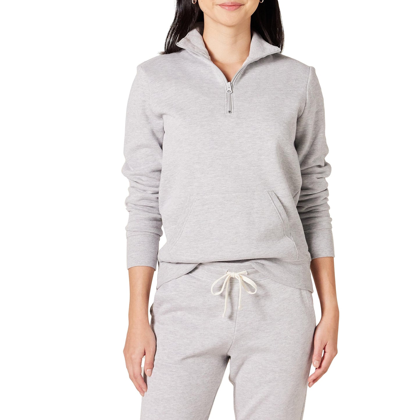 Amazon Essentials Women's Long-Sleeve Fleece Quarter-Zip Top (Available in Plus Size)