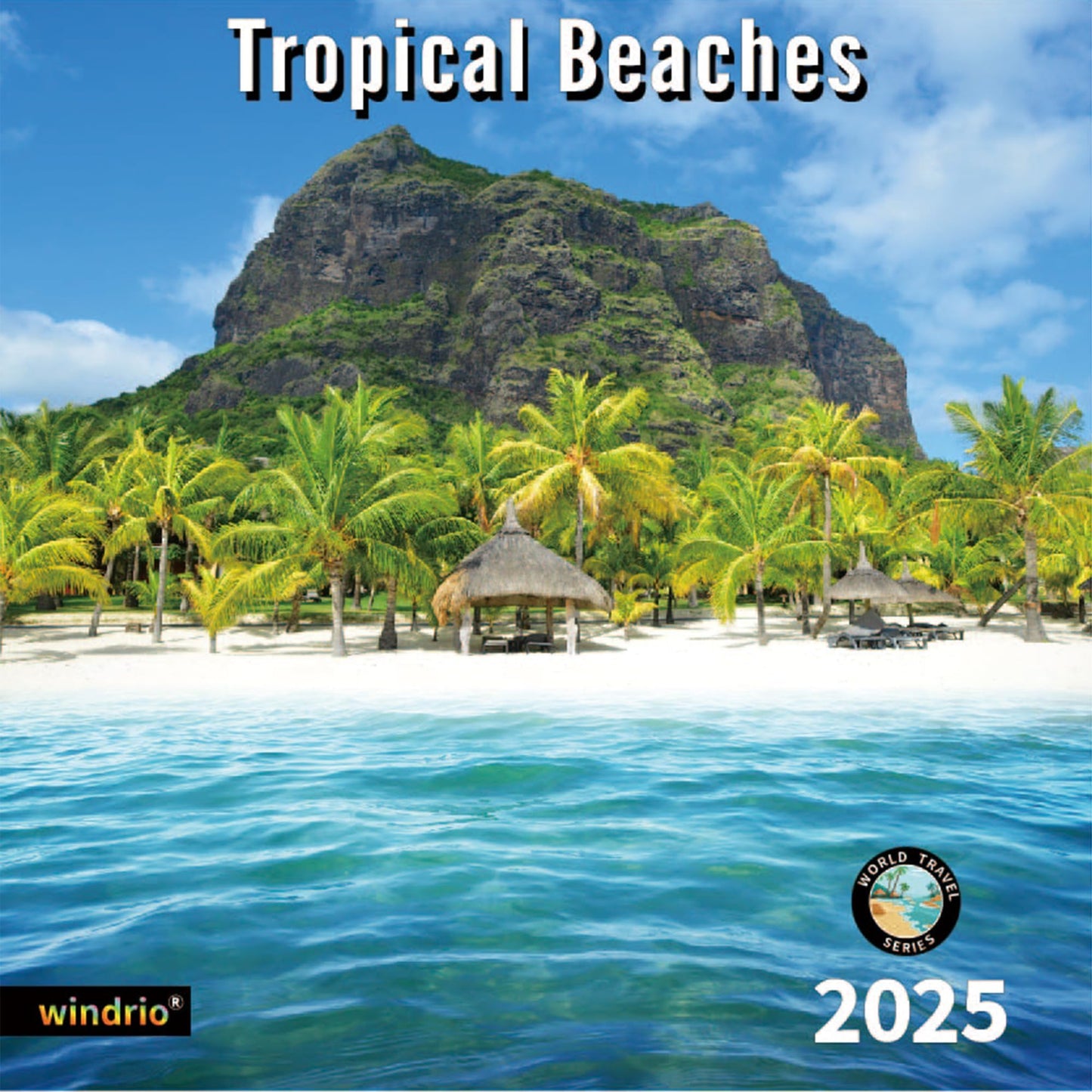 2025 Wall Calendar,Calendar 2025, November 2024 - December 2025, Wall Calendar BEACHES, 12" x 24" Opened,Full Page Months Thick & Sturdy Paper for Calendar Organizing & Planning