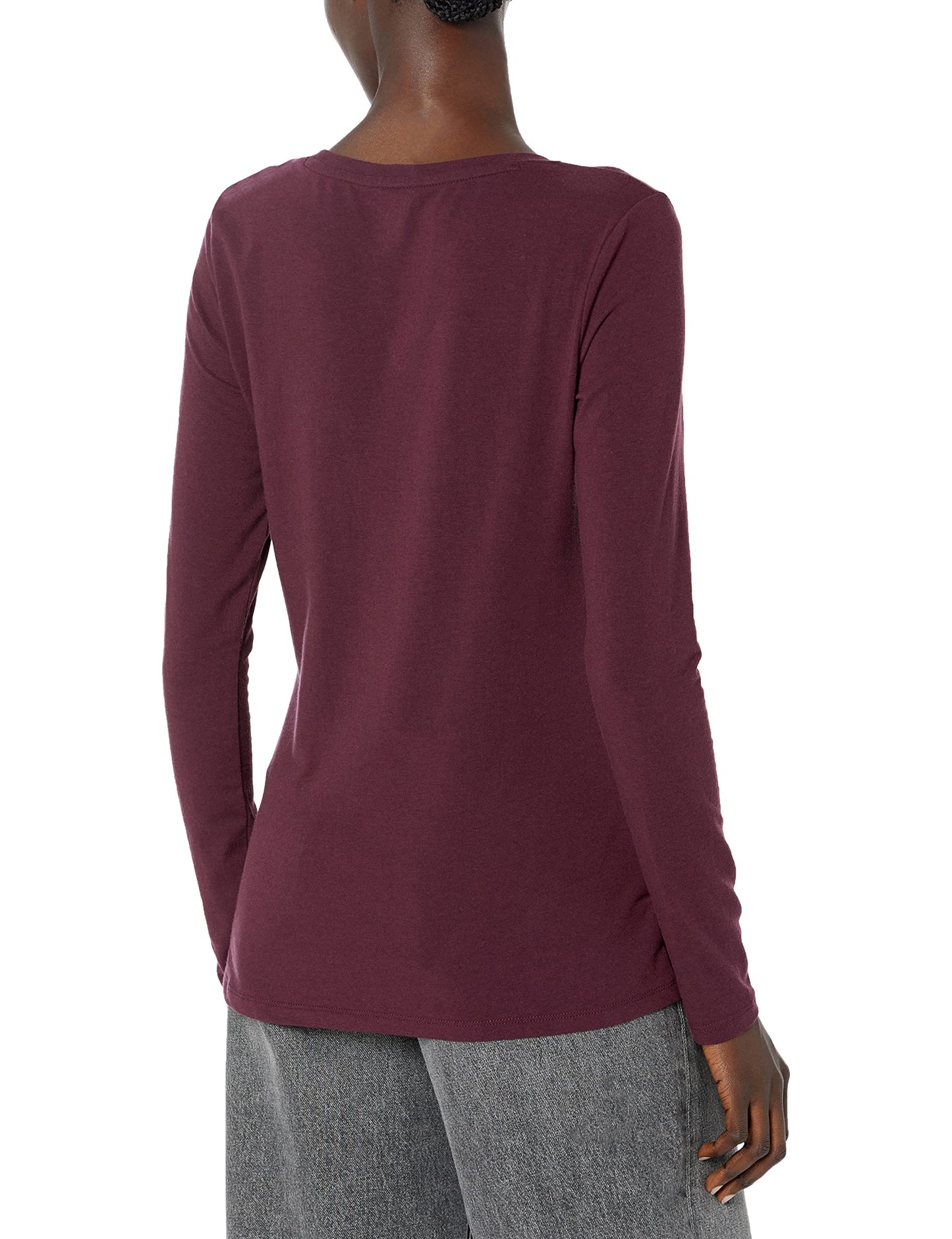 Amazon Essentials Women's Classic-Fit Long-Sleeve Crewneck T-Shirt (Available in Plus Size)