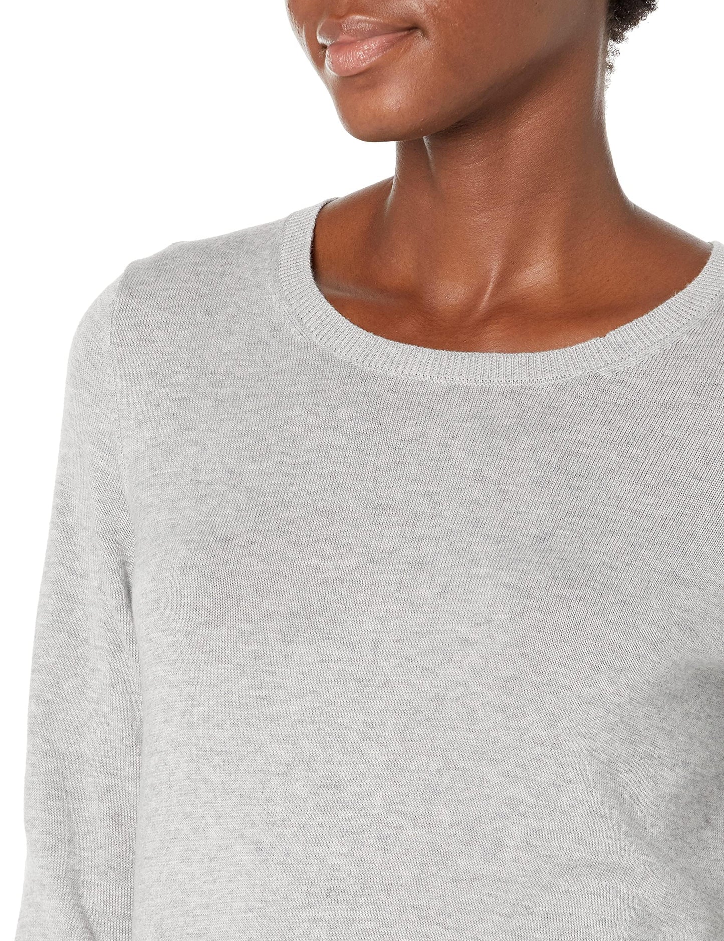 Amazon Essentials Women's Long-Sleeve Lightweight Crewneck Sweater (Available in Plus Size)