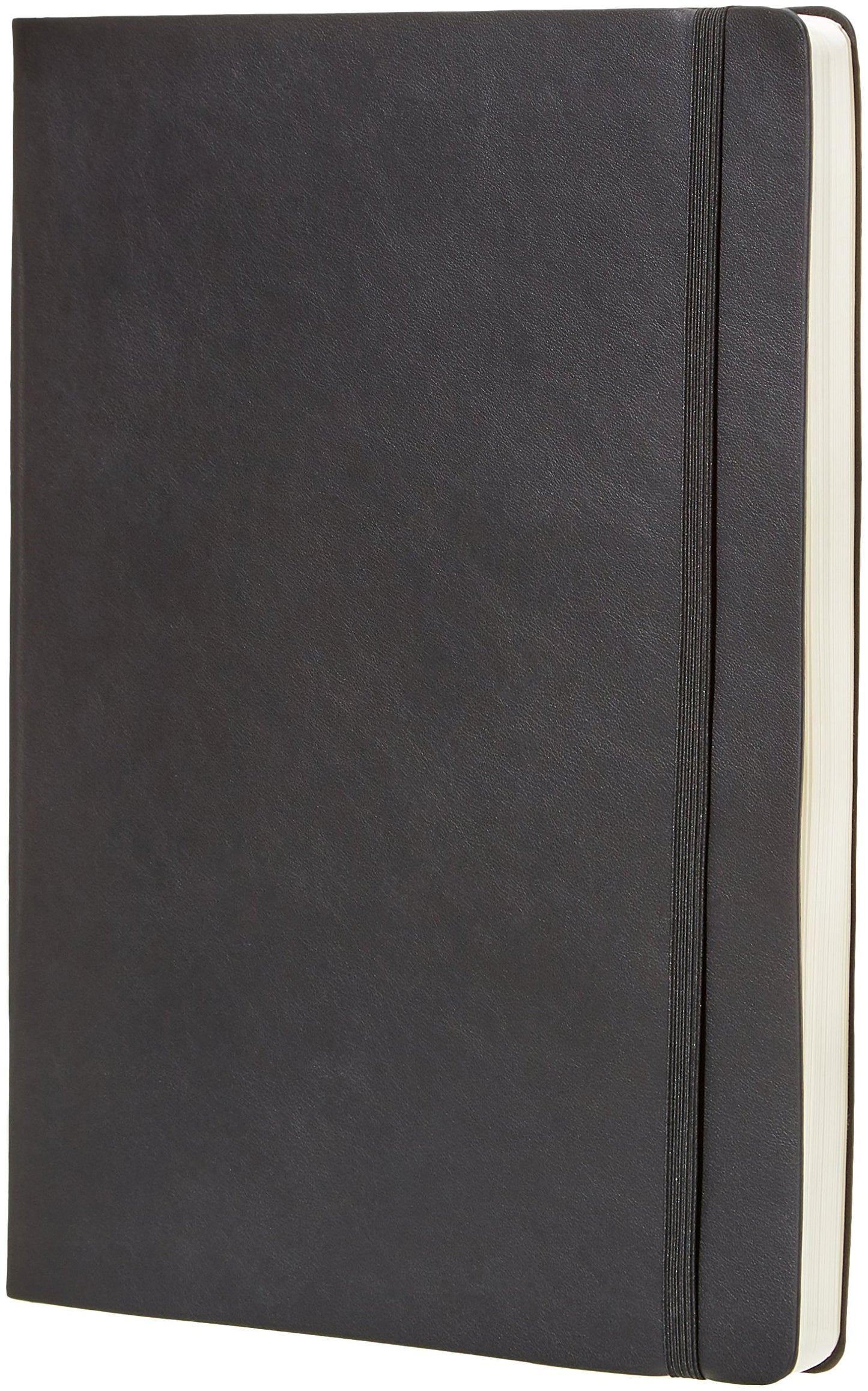 Amazon Basics Daily Planner and Journal, Black, 8.5 Inch x 11 Inch, Soft Cover