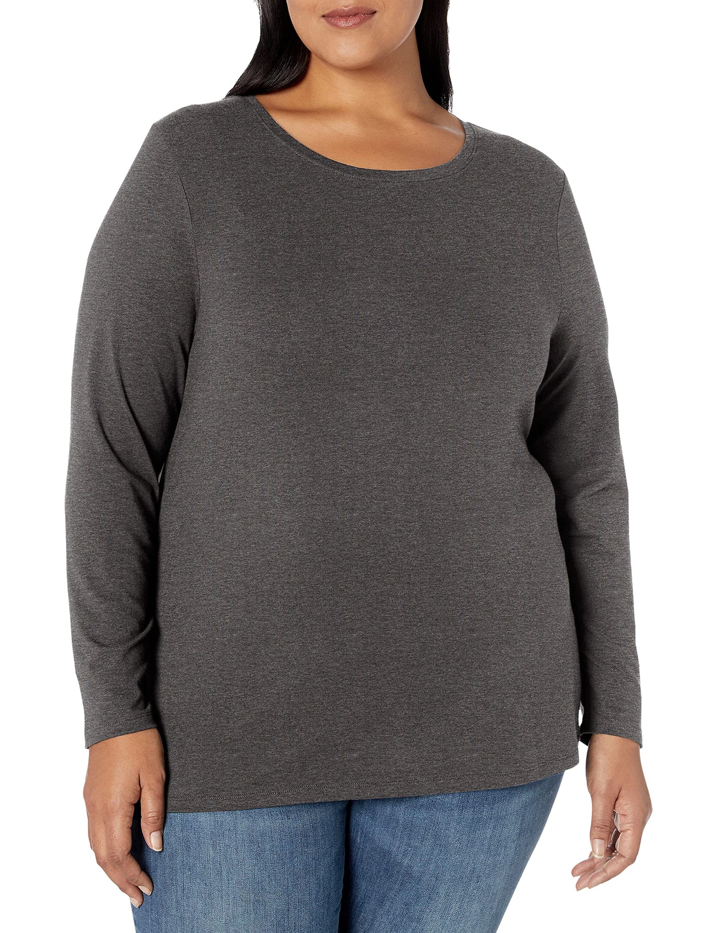 Amazon Essentials Women's Classic-Fit Long-Sleeve Crewneck T-Shirt (Available in Plus Size)