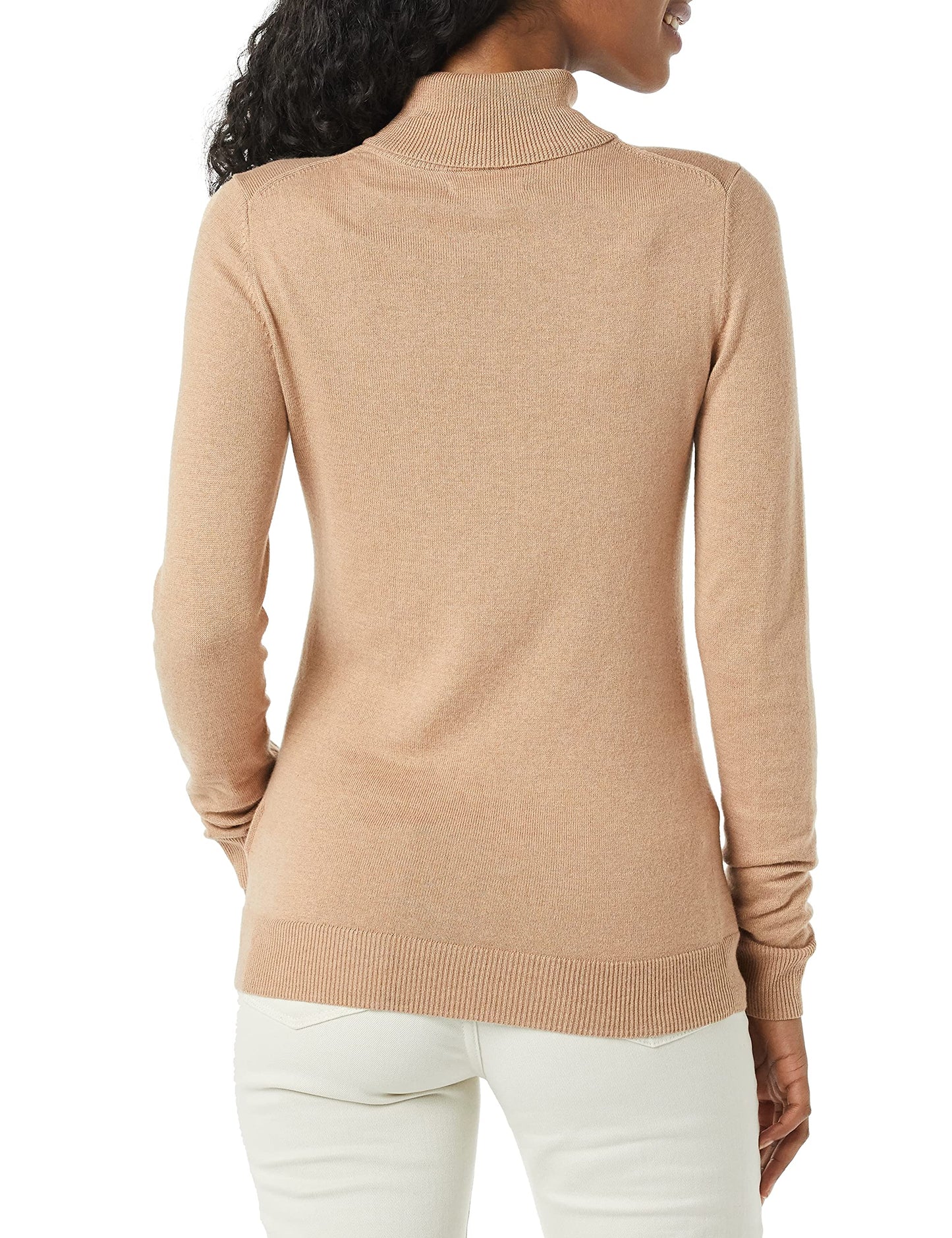 Amazon Essentials Women's Classic-Fit Lightweight Long-Sleeve Turtleneck Sweater (Available in Plus Size)