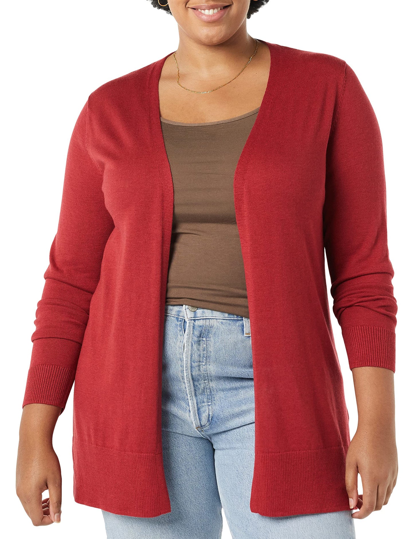 Amazon Essentials Women's Lightweight Open-Front Cardigan Sweater (Available in Plus Size)