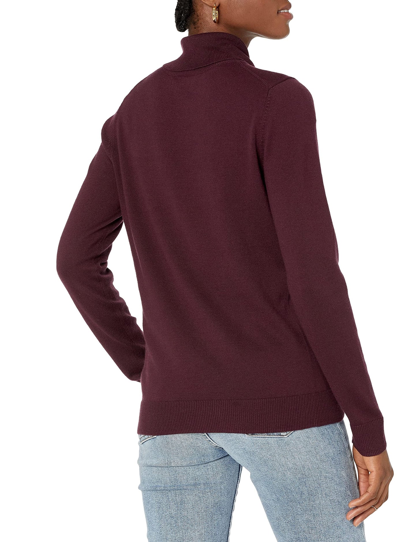 Amazon Essentials Women's Classic-Fit Lightweight Long-Sleeve Turtleneck Sweater (Available in Plus Size)