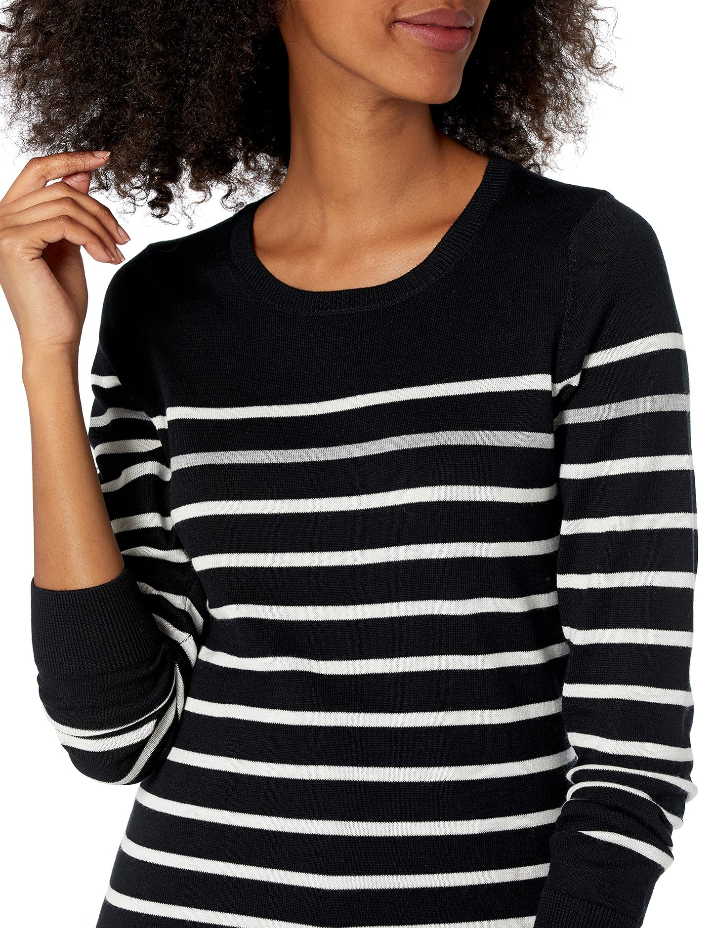 Amazon Essentials Women's Long-Sleeve Lightweight Crewneck Sweater (Available in Plus Size)