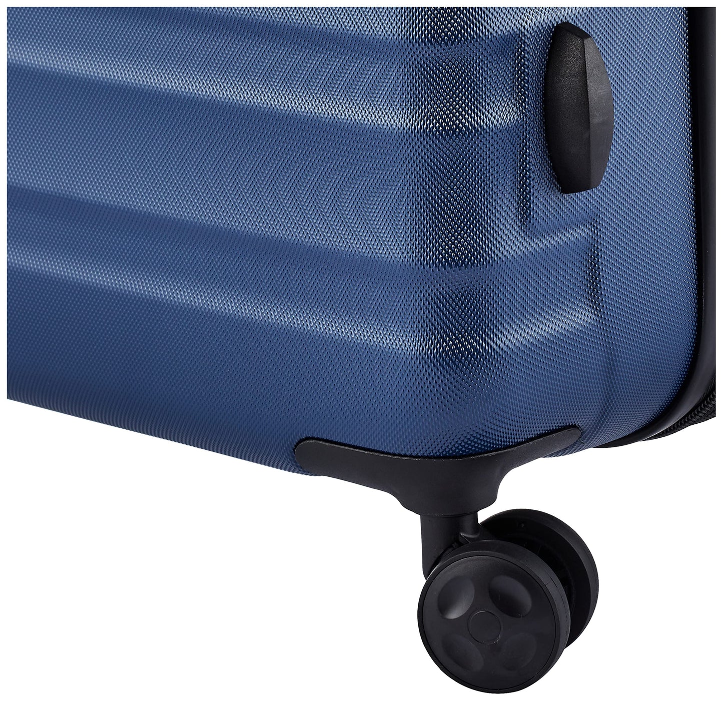 Amazon Basics Suitcase, Hardside Luggage with Spinner Wheels, Scratch-Resistant Surface, Light Blue, 30-Inch