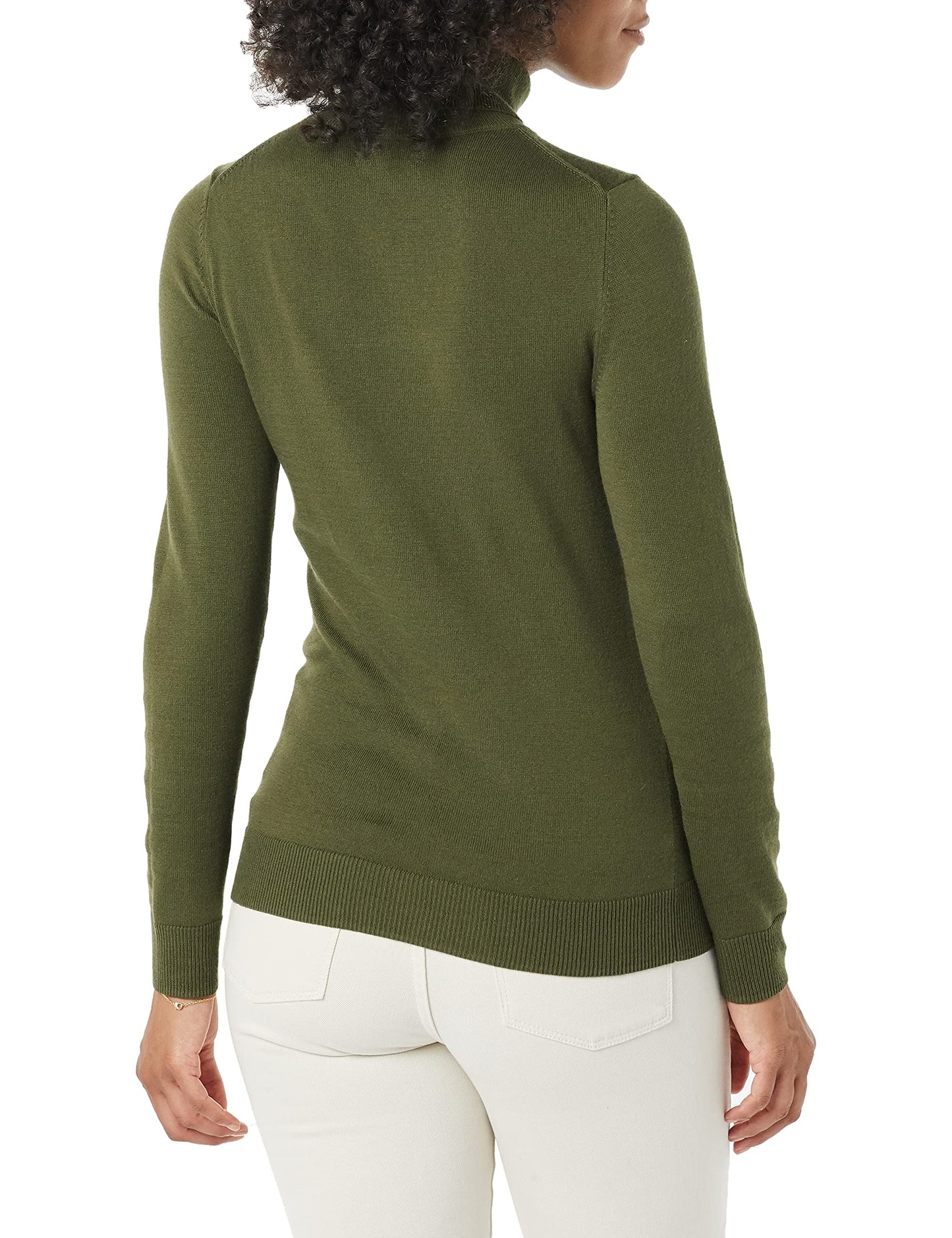 Amazon Essentials Women's Classic-Fit Lightweight Long-Sleeve Turtleneck Sweater (Available in Plus Size)