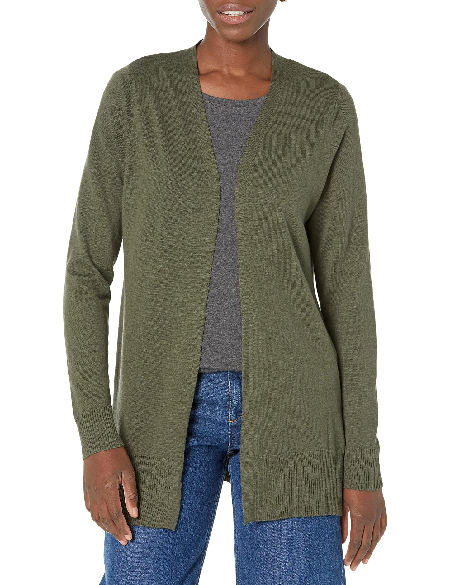 Amazon Essentials Women's Lightweight Open-Front Cardigan Sweater (Available in Plus Size)