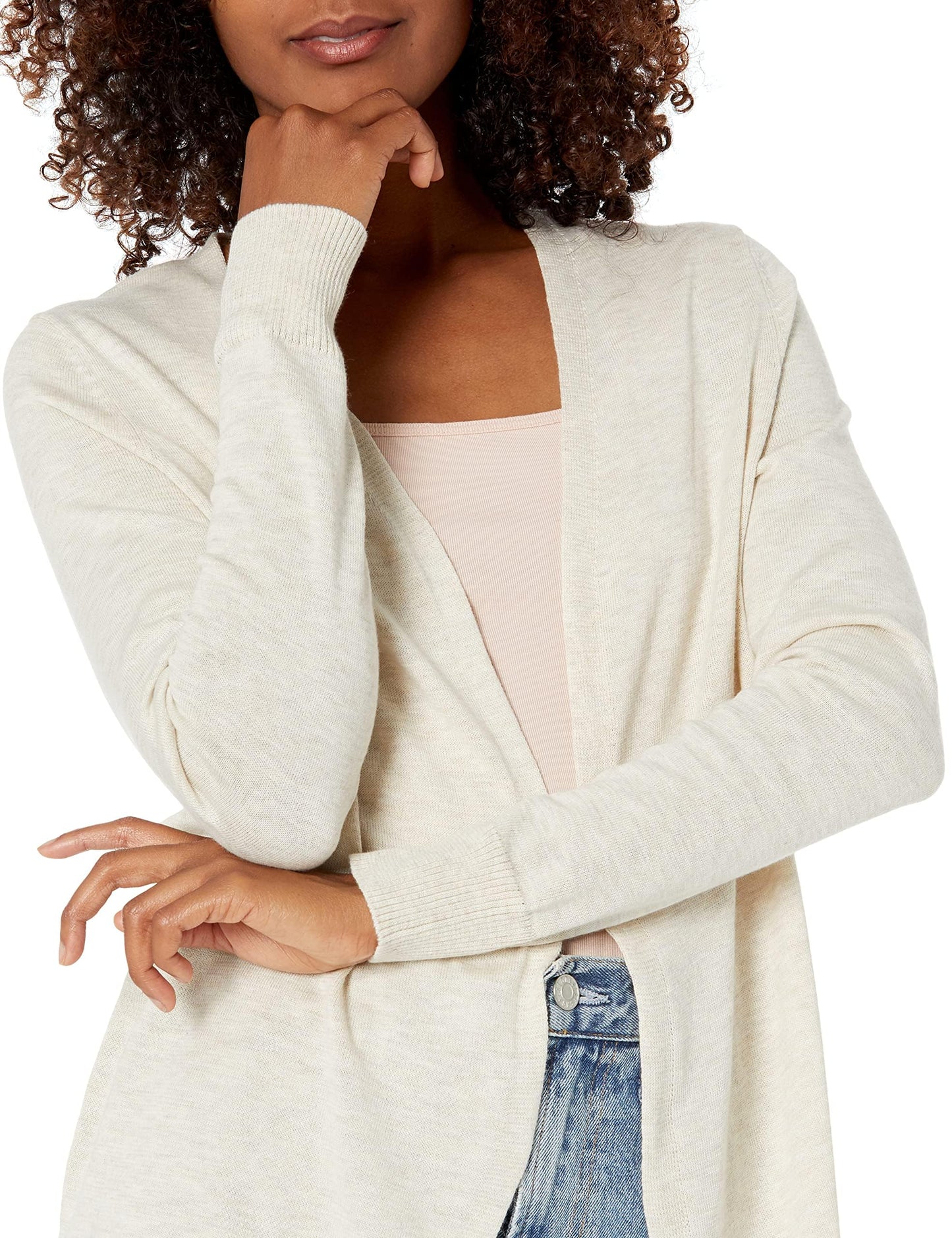 Amazon Essentials Women's Lightweight Open-Front Cardigan Sweater (Available in Plus Size)