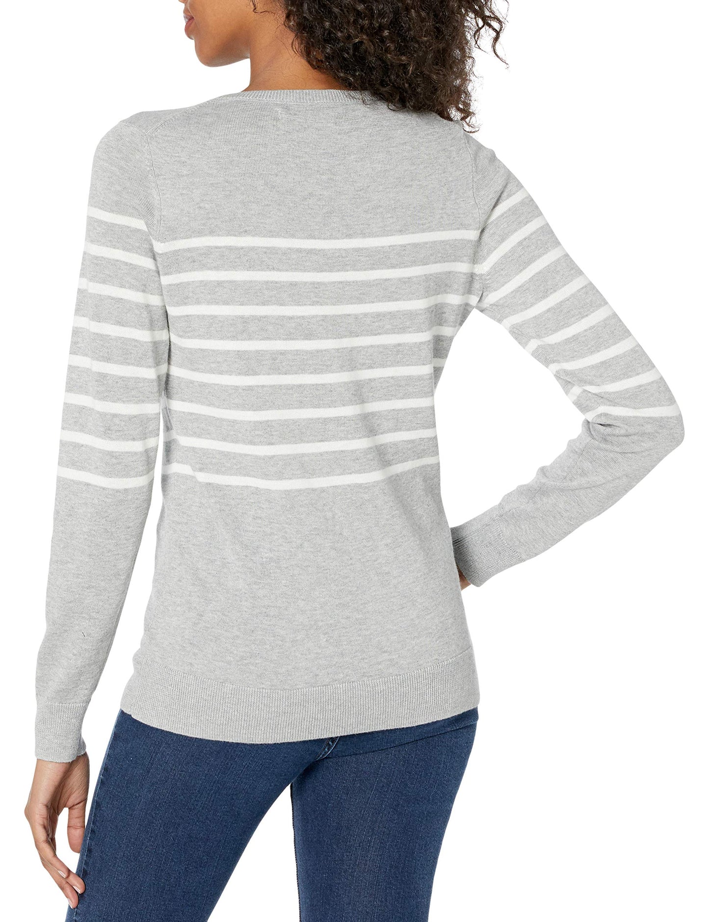 Amazon Essentials Women's Long-Sleeve Lightweight Crewneck Sweater (Available in Plus Size)