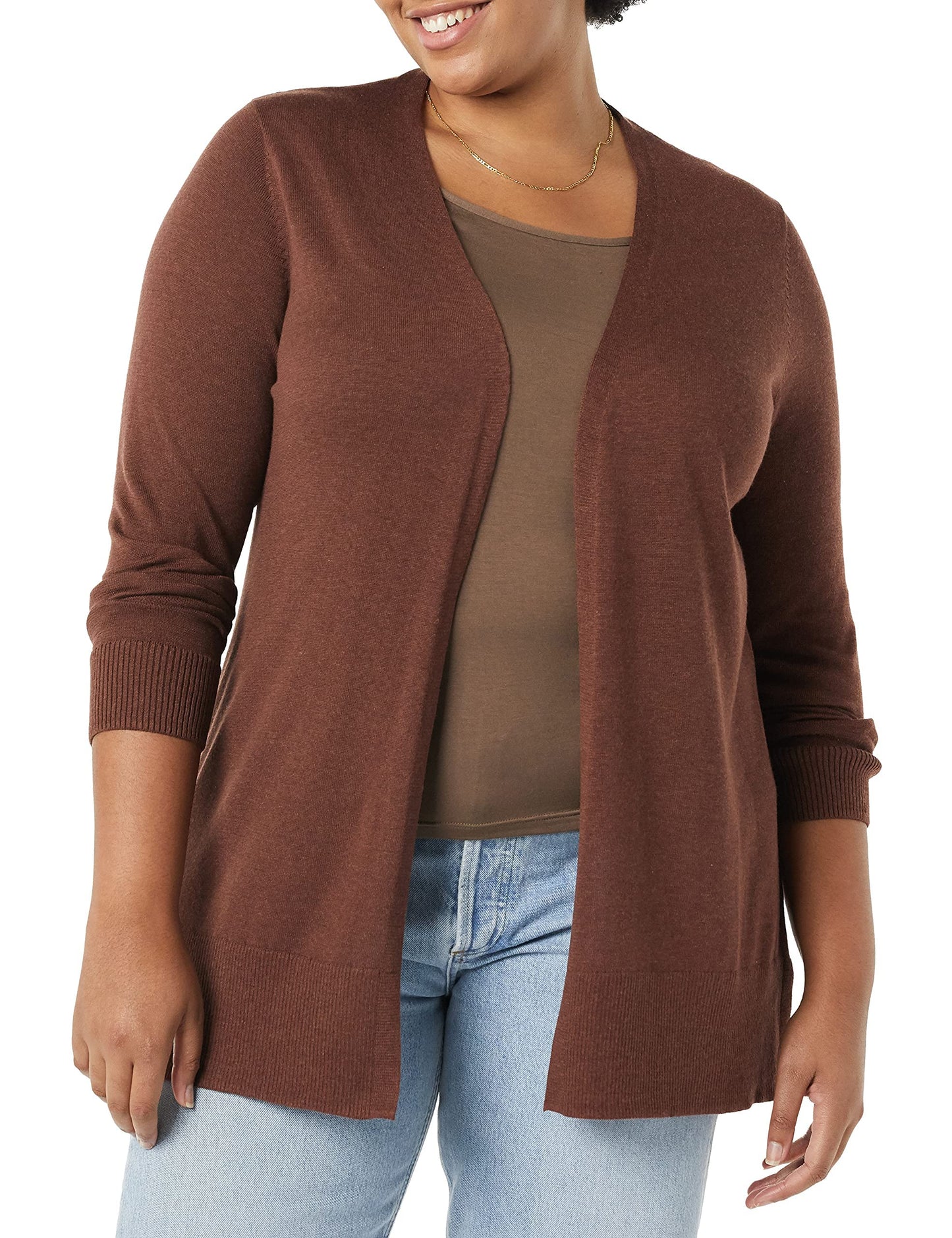 Amazon Essentials Women's Lightweight Open-Front Cardigan Sweater (Available in Plus Size)