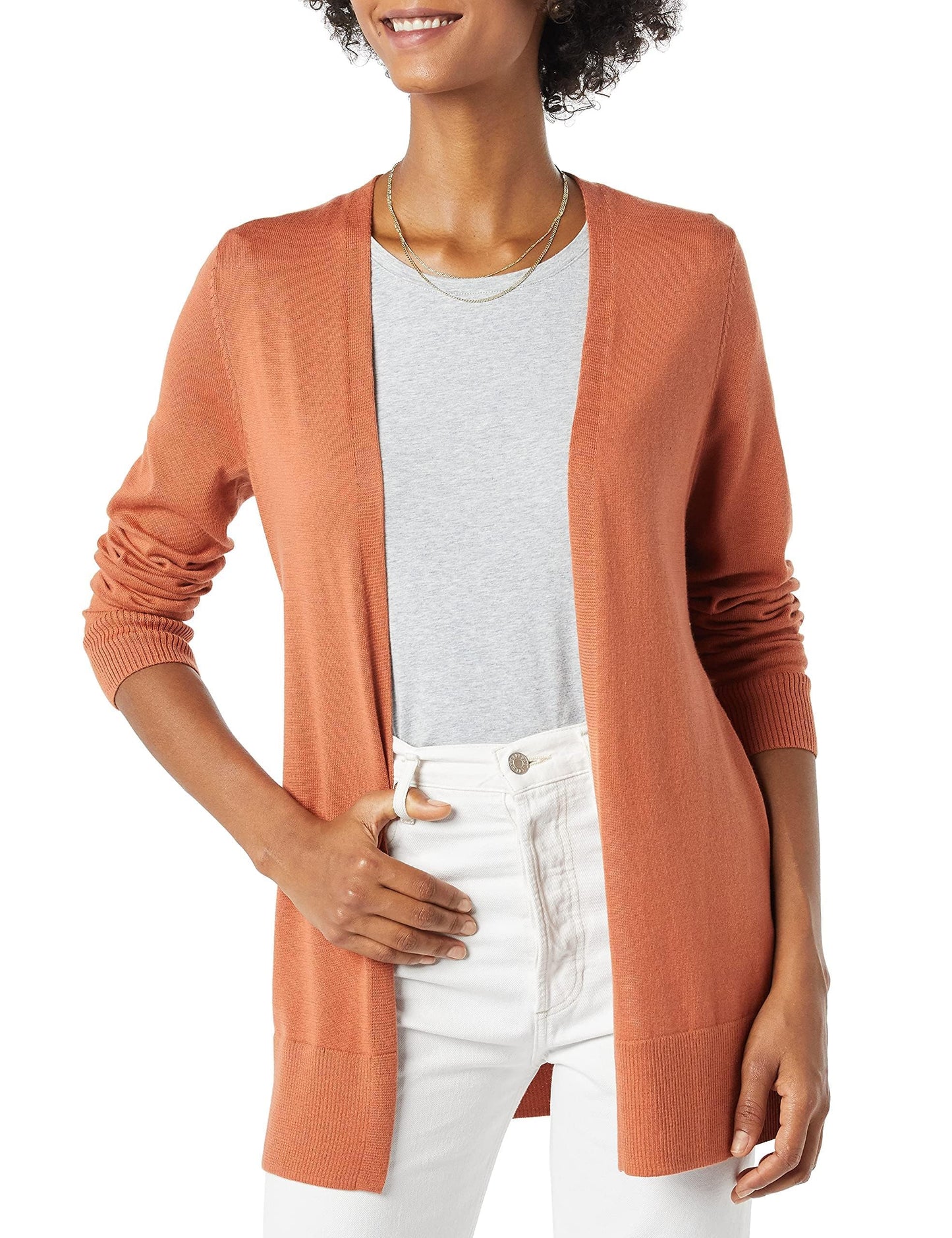 Amazon Essentials Women's Lightweight Open-Front Cardigan Sweater (Available in Plus Size)