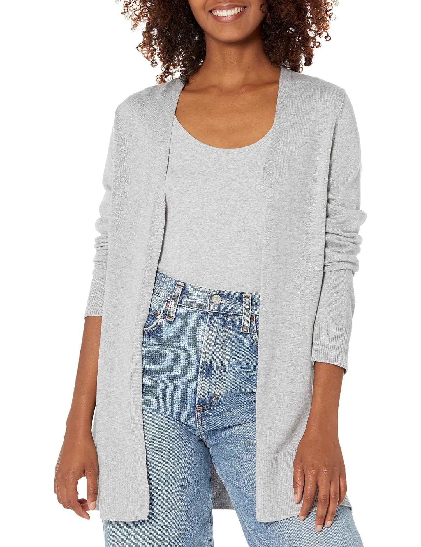 Amazon Essentials Women's Lightweight Open-Front Cardigan Sweater (Available in Plus Size)