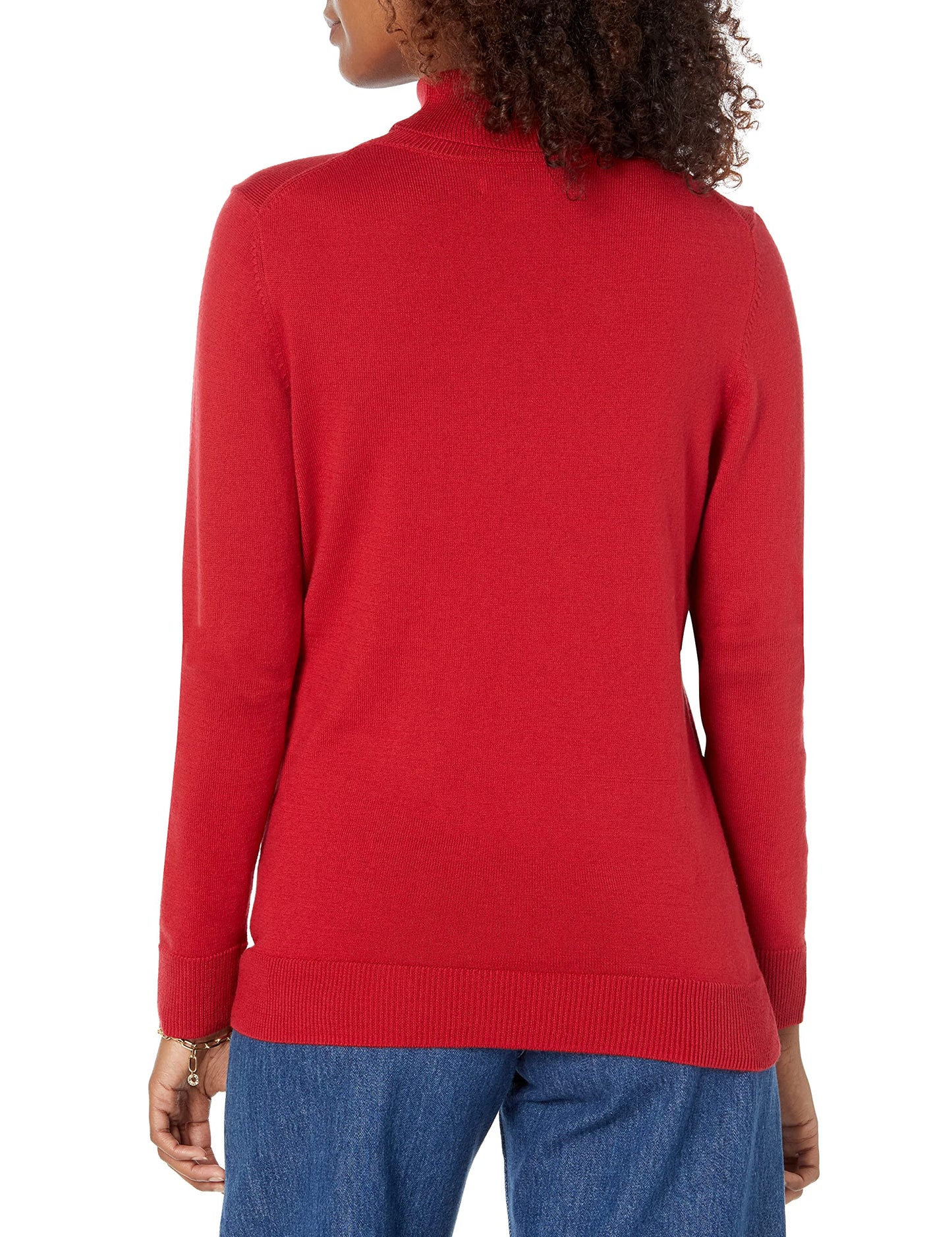 Amazon Essentials Women's Classic-Fit Lightweight Long-Sleeve Turtleneck Sweater (Available in Plus Size)