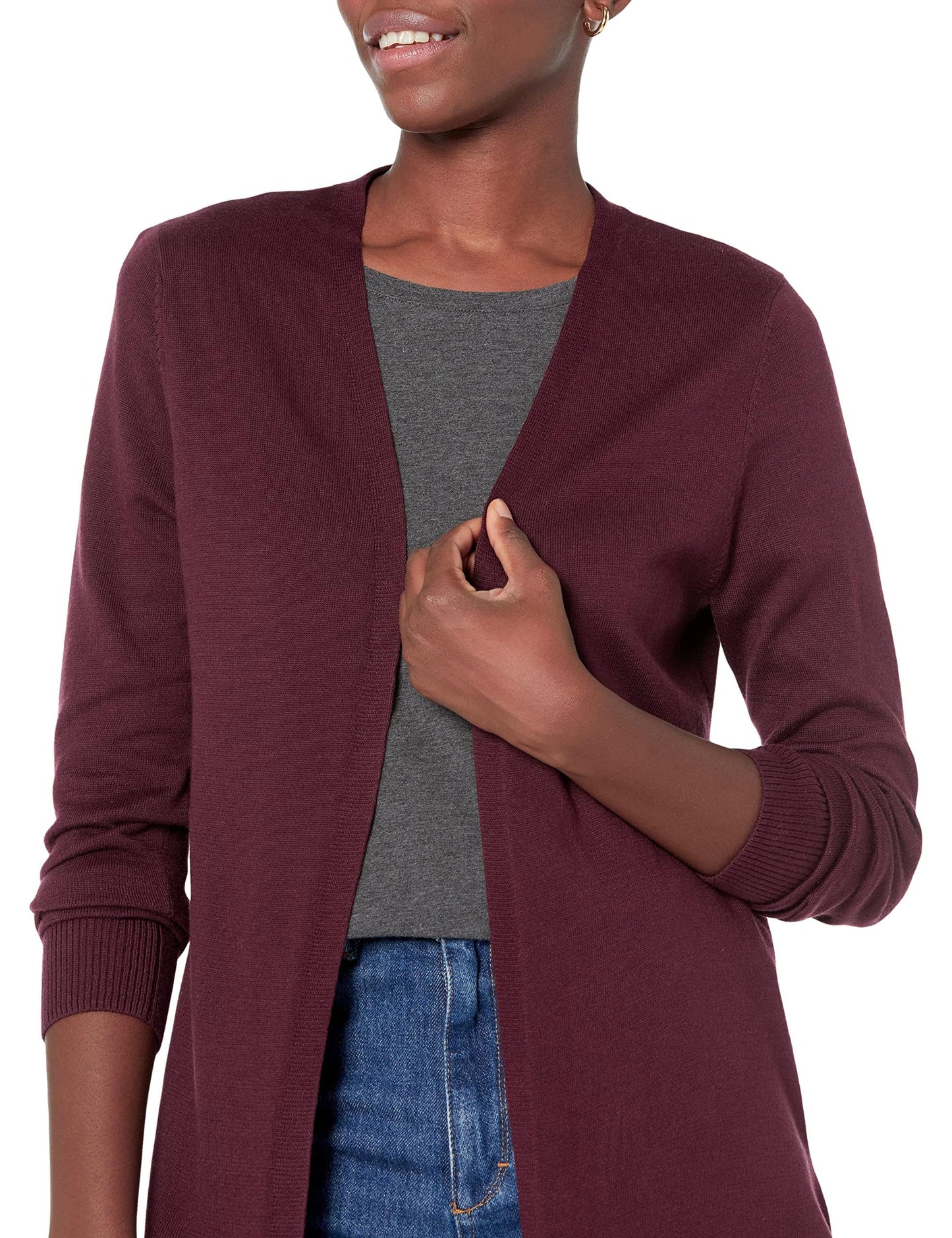 Amazon Essentials Women's Lightweight Open-Front Cardigan Sweater (Available in Plus Size)