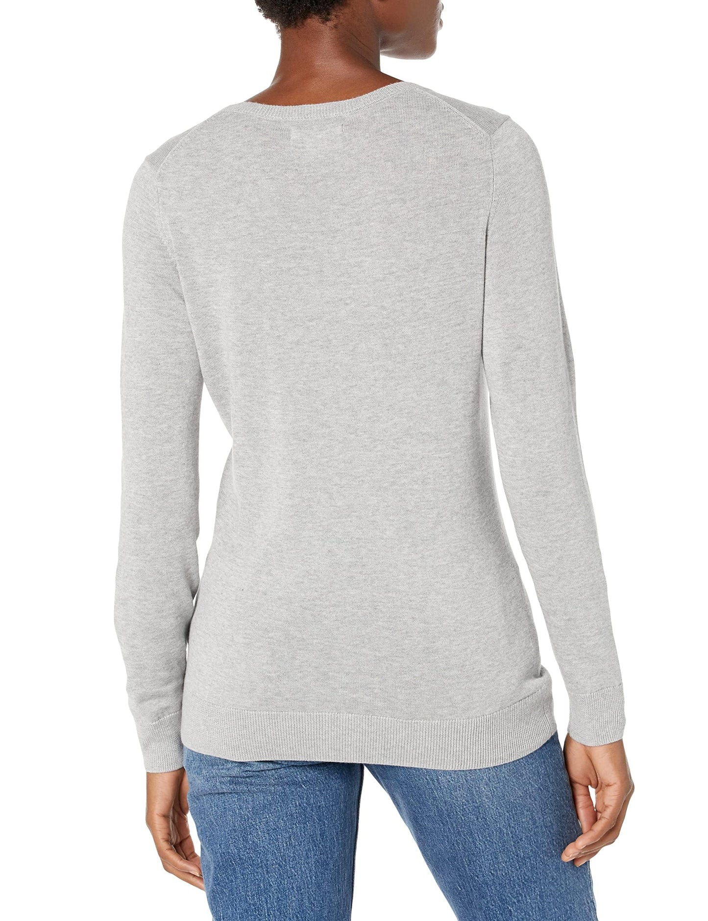 Amazon Essentials Women's Long-Sleeve Lightweight Crewneck Sweater (Available in Plus Size)